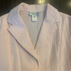 Pendleton Size Large Seersucker Blazer